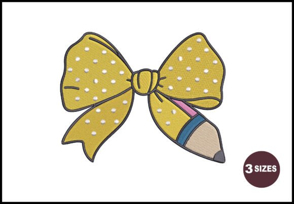 A Charming Bow with a Pencil Twist for Crafters