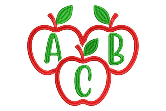 A Designer's Practical Review of the Back to School Apple Embroidery