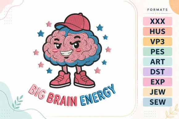 A Designer's Review: Brain Energy Back to School Embroidery