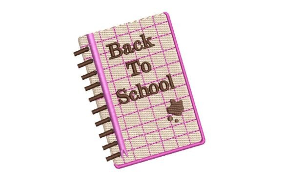 A Notebook Embroidery Design for Meaningful School Keepsakes