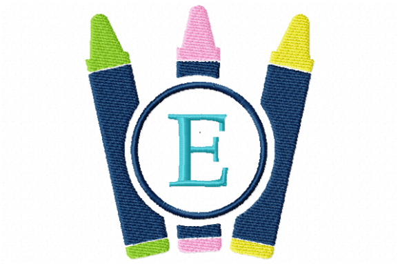 A Warm Review of the Crayons Frame Monogram Letter E