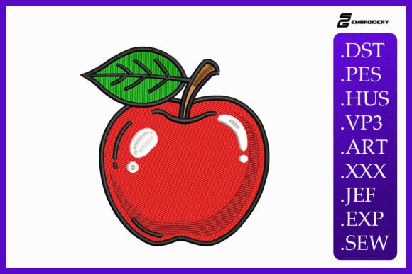 An Embroidery Designer's Review of Classic Red Apple