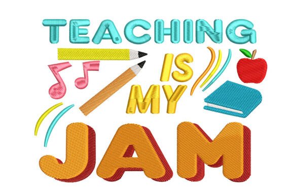 An Honest Review of the Teaching is My Jam Embroidery Design