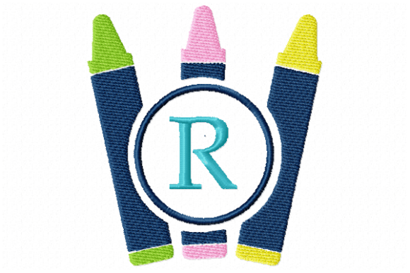 Crayons Frame Monogram Letter R: A Designer’s Holiday Review