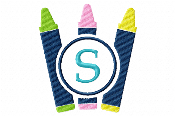 Crayons Frame Monogram Letter S: A Practical Seller Review