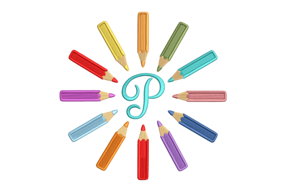 Monogram Pencils: A Vibrant Embroidery Design Review