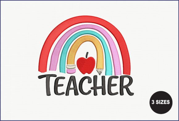 Rainbow Teacher Embroidery Design: A Vibrant Seasonal Review