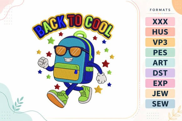 Reviewing the Back to School Backpack Embroidery Design