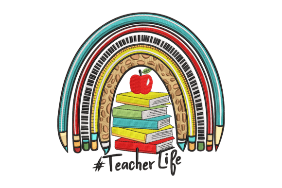 Seasonal Appeal of the Teacher Life Rainbow Design