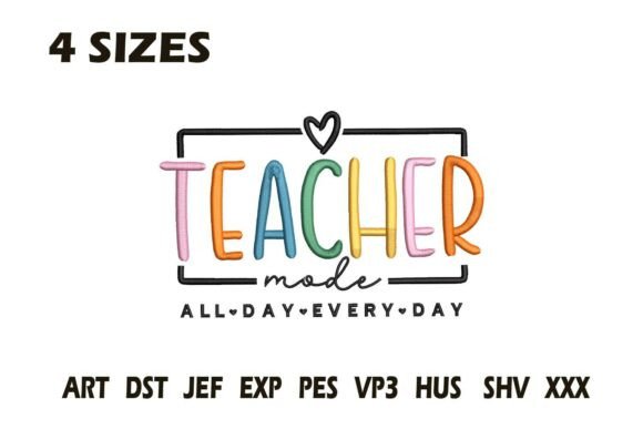 Teacher Mode Embroidery Design: A Seasonal Gift Gem